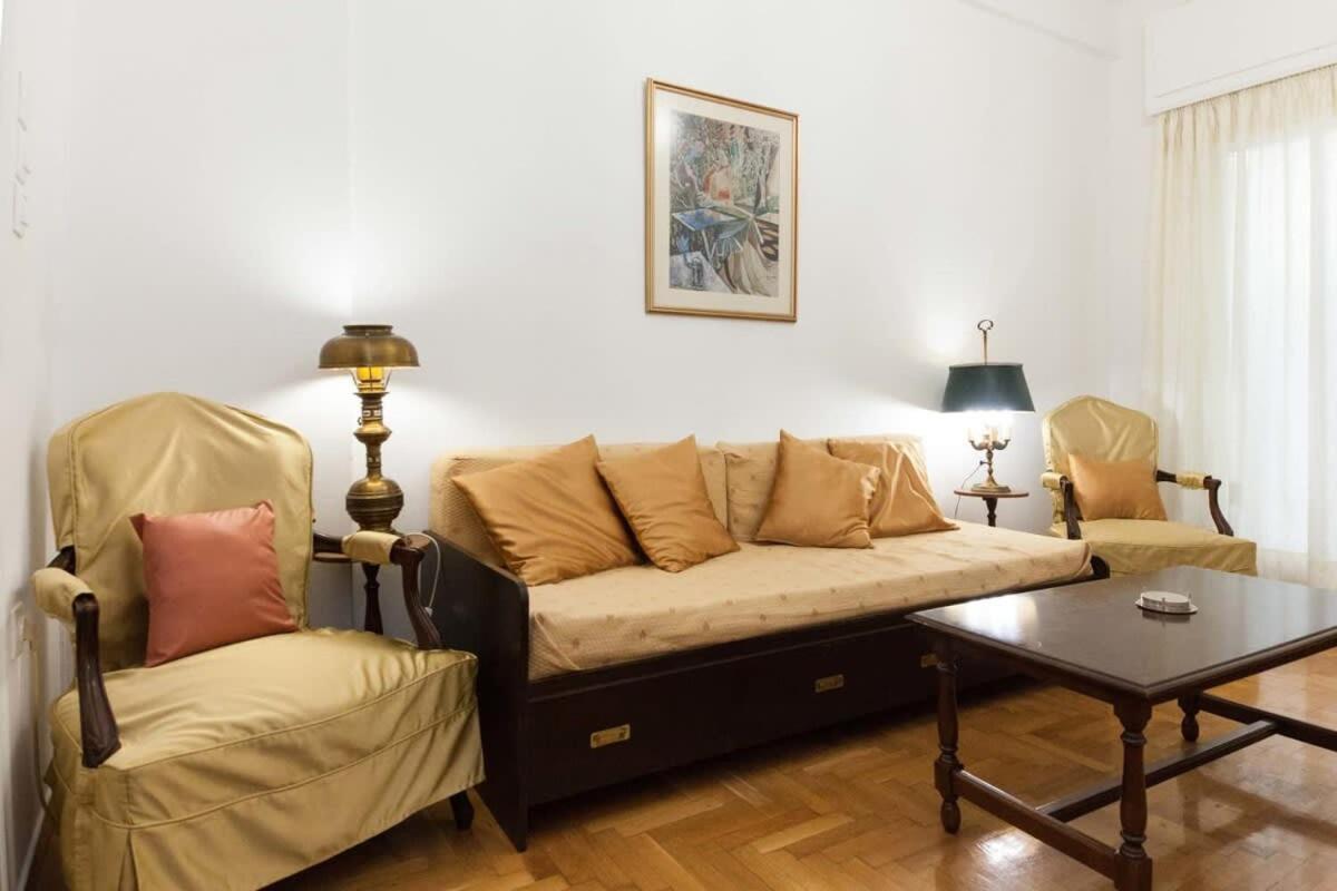 אתונה Charming Vintage 2Br Apartment With Balcony In Koukaki מראה חיצוני תמונה