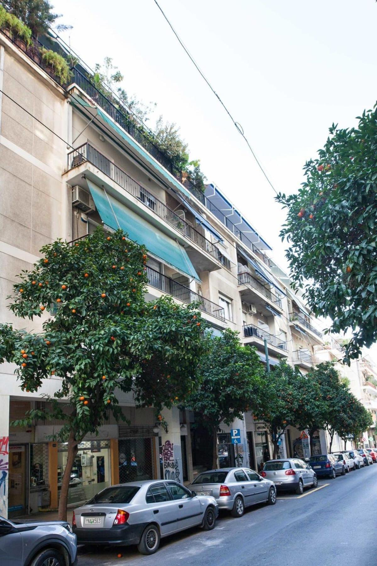 אתונה Charming Vintage 2Br Apartment With Balcony In Koukaki מראה חיצוני תמונה