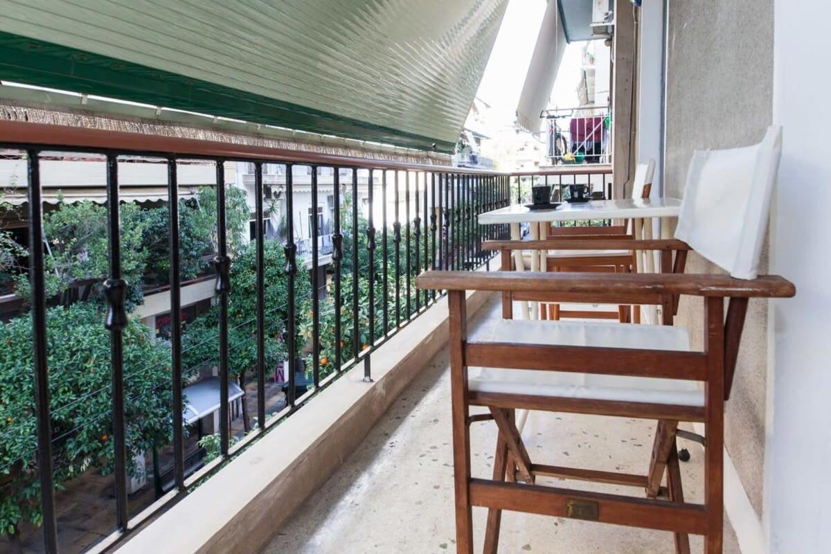 אתונה Charming Vintage 2Br Apartment With Balcony In Koukaki מראה חיצוני תמונה